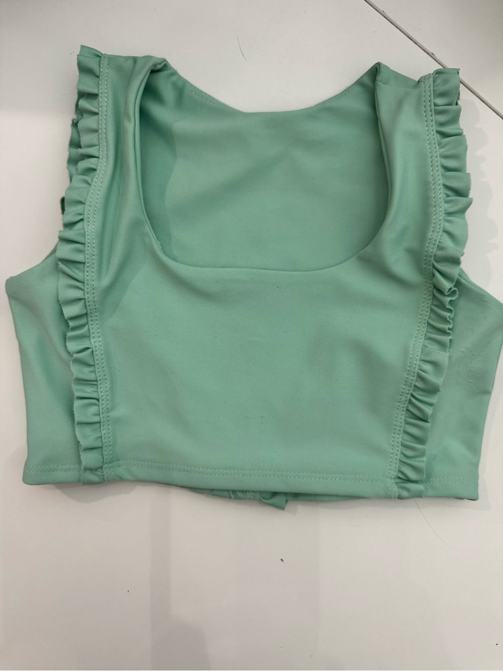 Tiger Friday reversible top with ruffles CXL